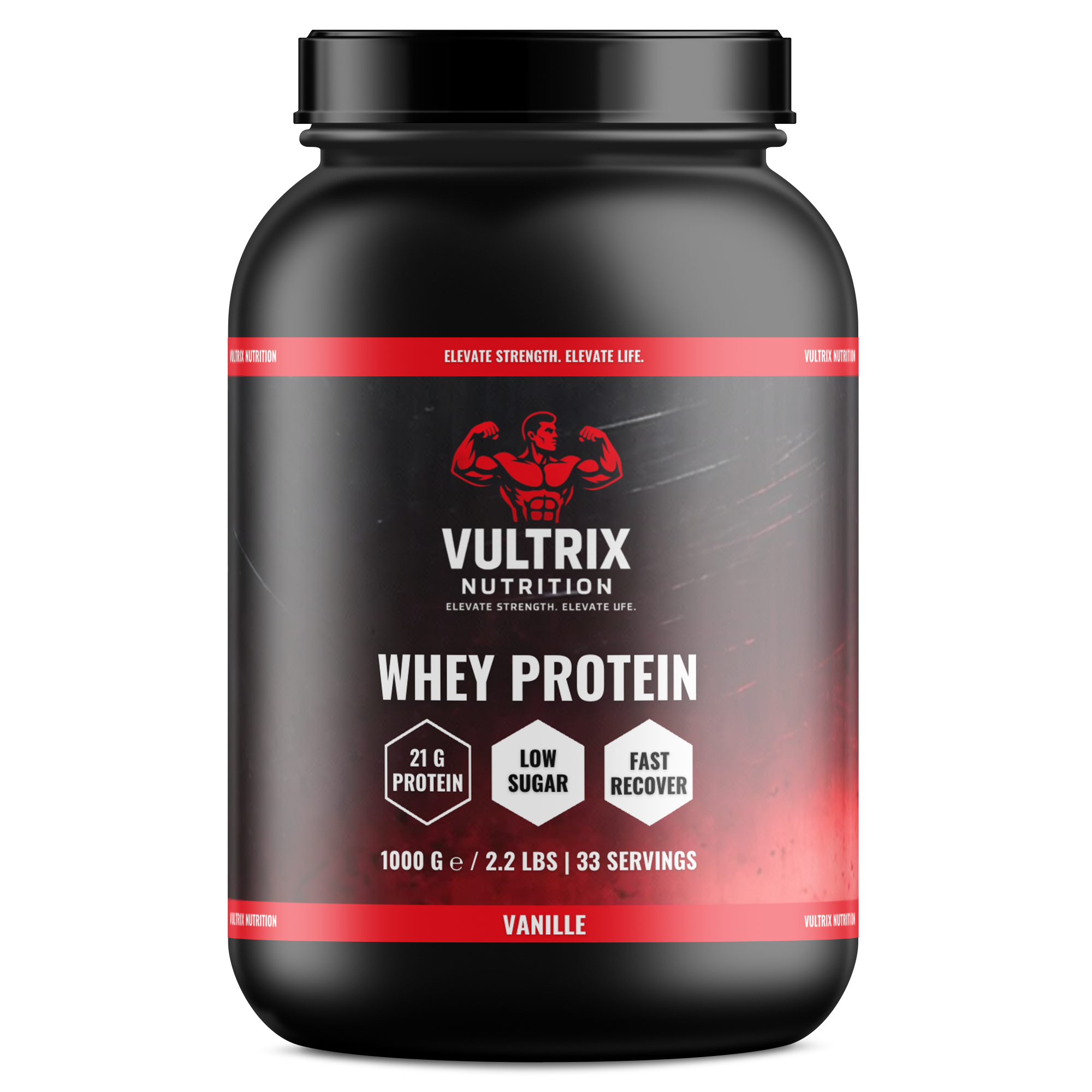 Vultrix Whey Protein – Vanille (1 kg)